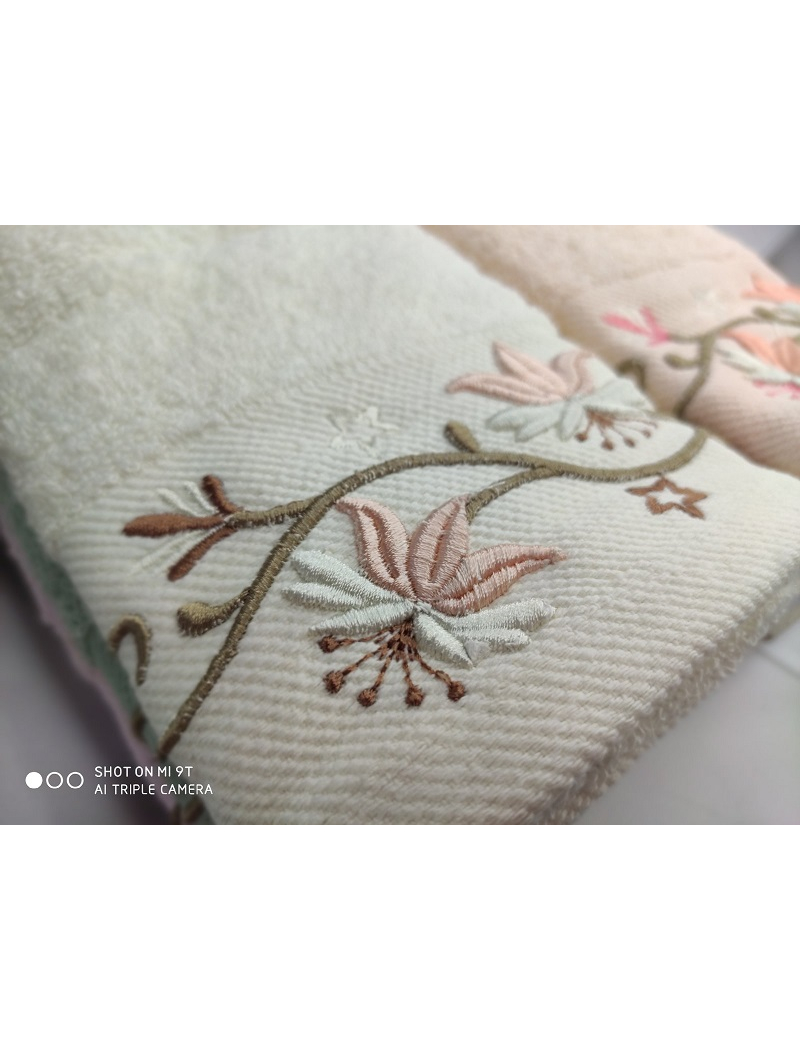 3D Sakura 50х90см., 6 шт/уп. махрові рушники 3D