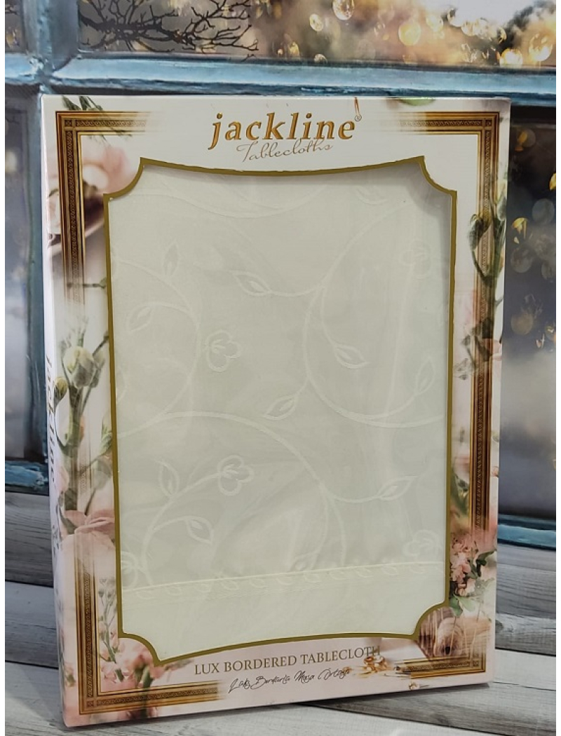 Jackline Туреччина.LUX BORDERED JTD 136 Водовідштовхуюча скатертина 160х220см.
