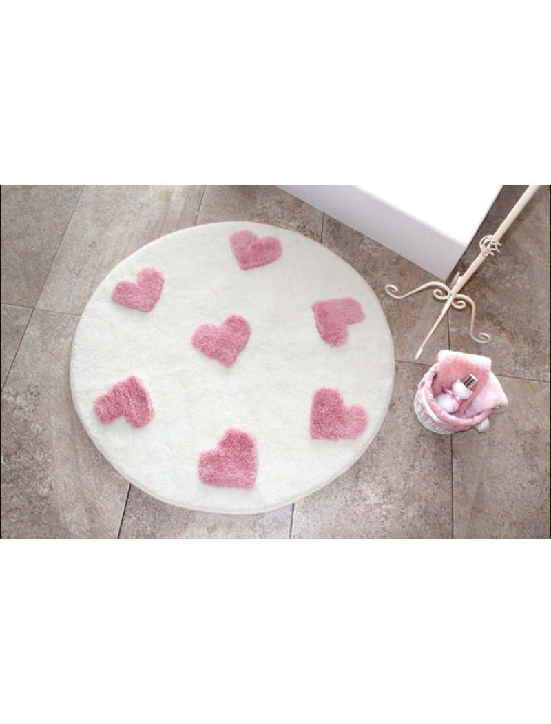 Molia ekru набір килимків з високим ворсом. Chilai Туреччина