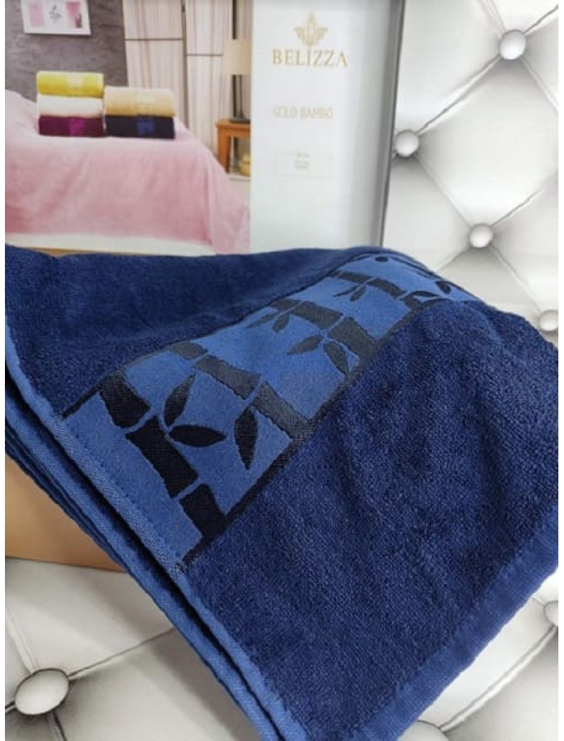 Gold lacivert бамбукове простирадло 200х220см. Belizza Туреччина