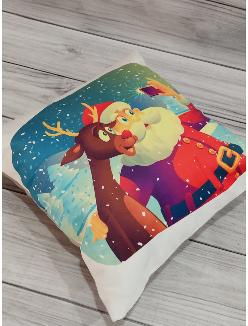 Новорічні наволочки 45х45см. Dijital принт. Туреччина.