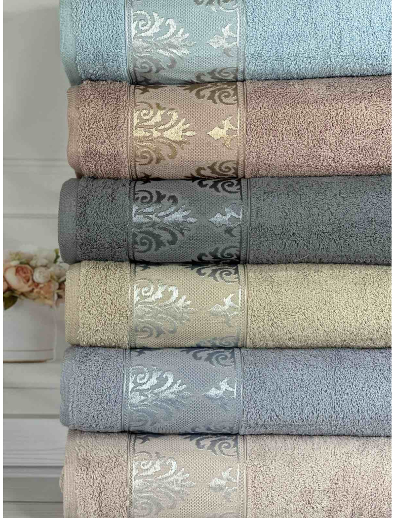 Payitaht Durul махрові рушники 50х90см., 6 шт/уп. Туреччина