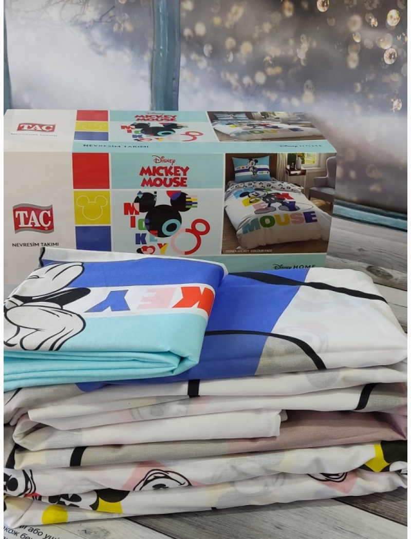 Mickey mouse полуторная детская постель. Ронфорс. TAC Турция.