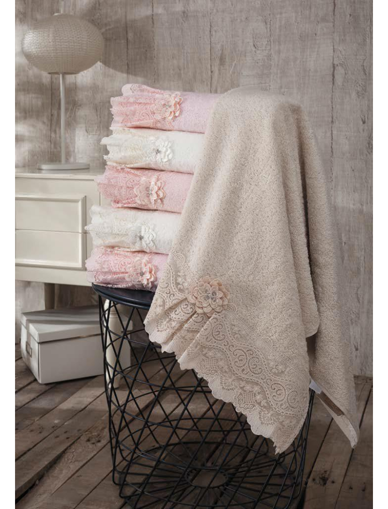 ROMANTIK бамбукові рушники 70х140см., 6 шт/уп. Pupilla Туреччина.