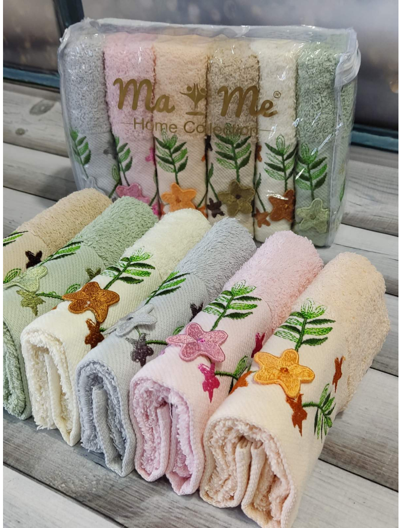 Mame Sakura 30х50см., 6 шт/уп. кухонні махрові рушники.