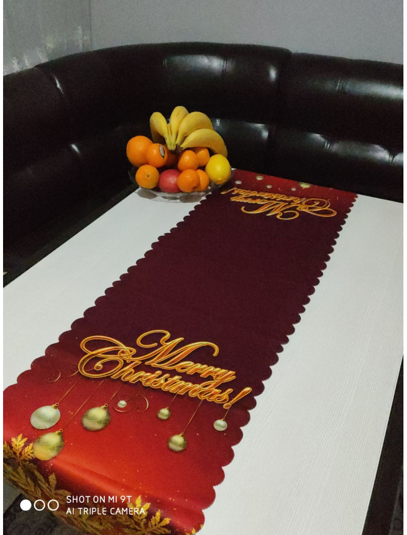 СТ.Новорічна дорожка 134х37см. Поліестер. Туреччина.