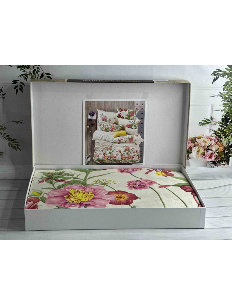 16FHX329 сатинова постільна білизна, євро розмір. Word of dream.