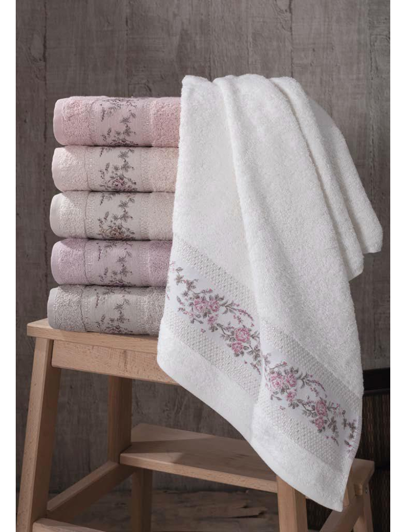 Ronesans 50х90см., 6 шт/уп., бамбукові рушники. Pupilla Туреччина.