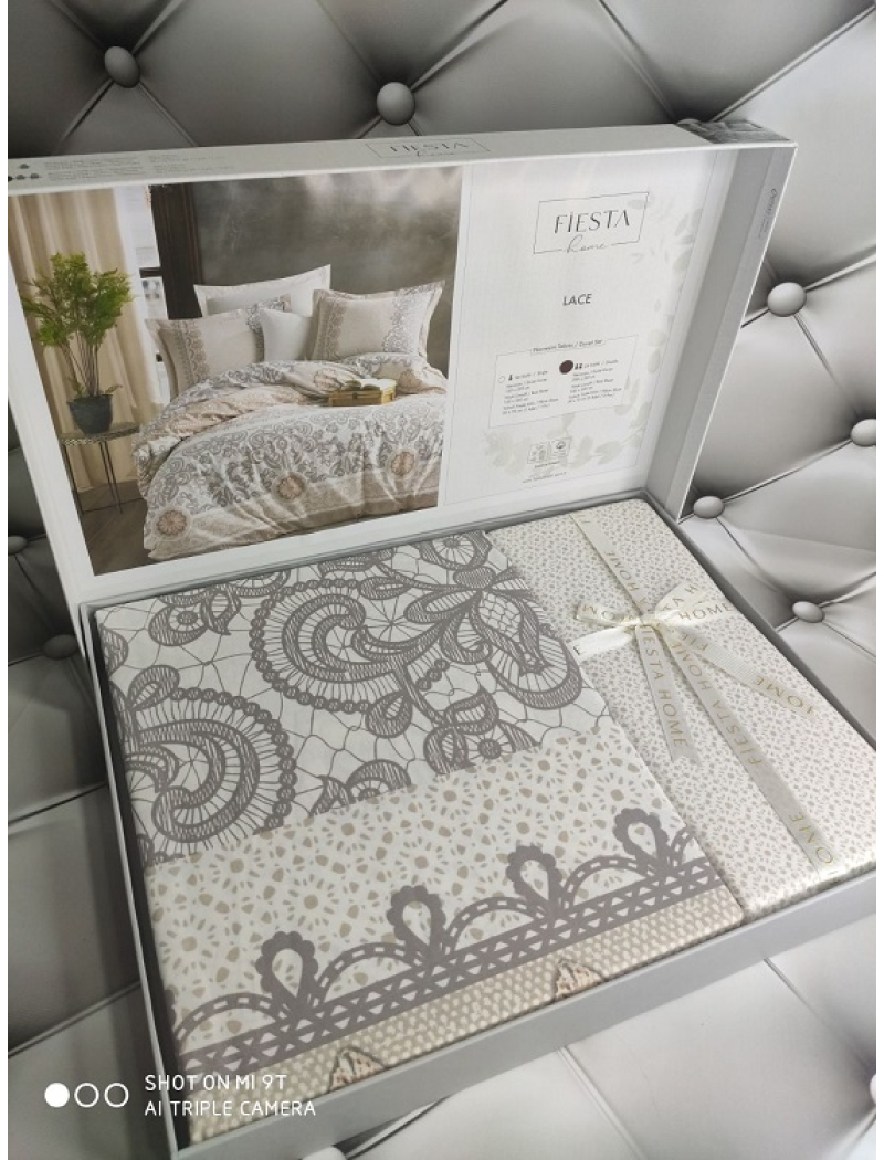 lace постільна білизна. Ранфорс. Євро розмір. Fiesta Туреччина.