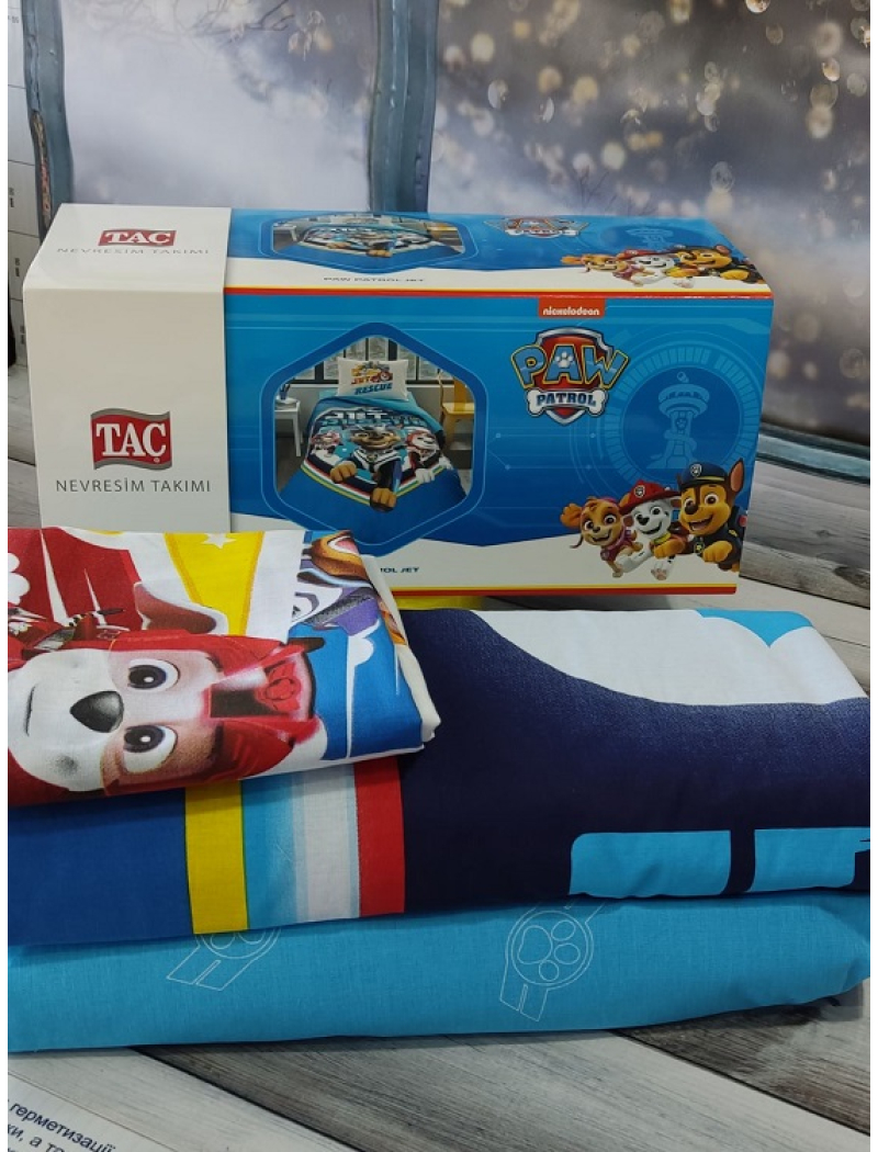 Paw patrol полуторна дитяча постіль. Ранфорс. TAC Туреччина.
