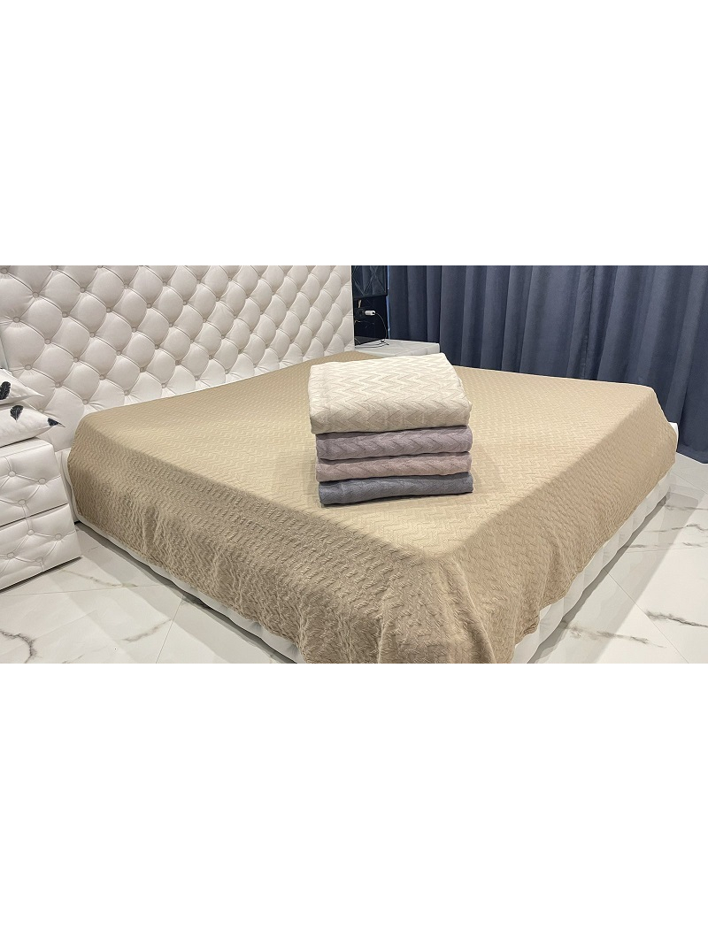 Bej бамбукове пікє 220х260см. Mylinn Home Туреччина