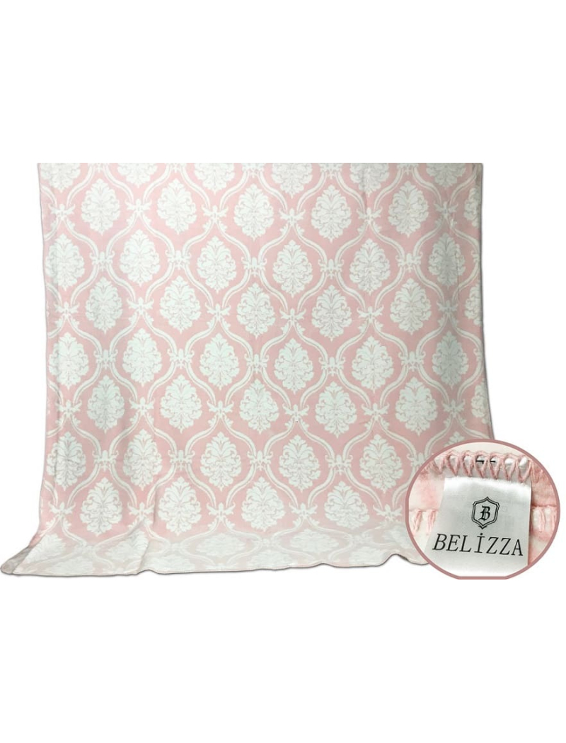 Damask pembe 200х220см. Плед. Туреччина Belizza