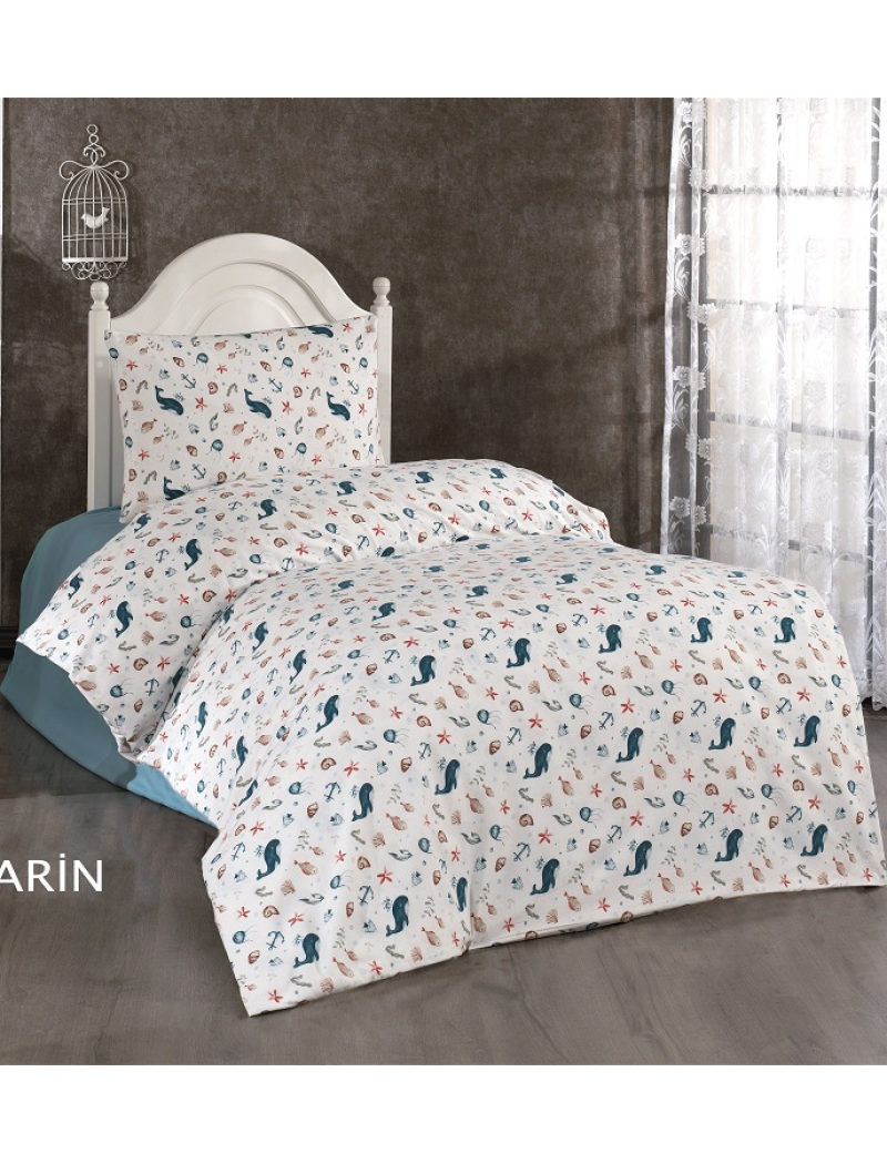 Marin фланелева постіль. Полуторний розмір. Belizza Туреччина.