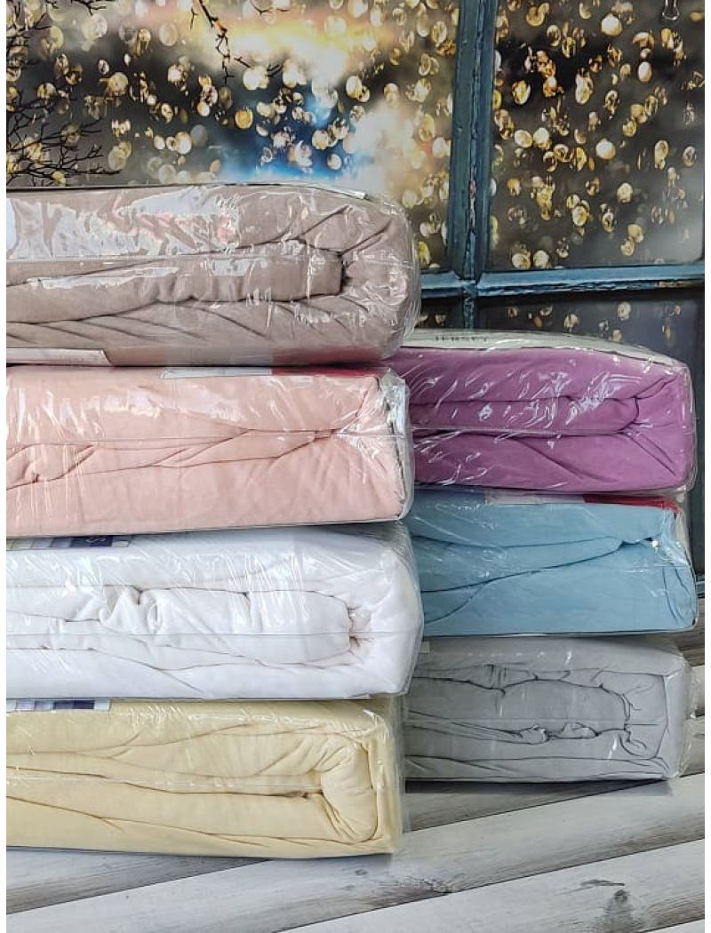 Yellow трикотажне простирадло на резинці 180х200см. Best class Туреччина.