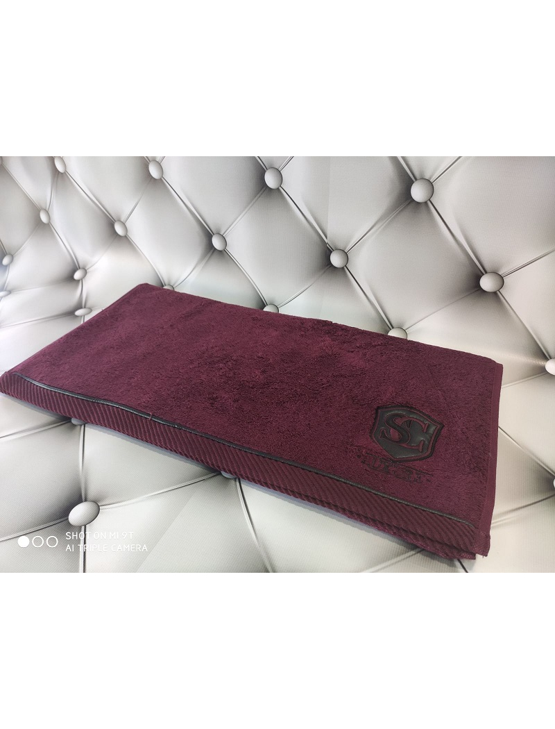 Luxure bordo махровое полотенце 50х100см., 580 г/м2. Хлопок. Soft cotton Турция.