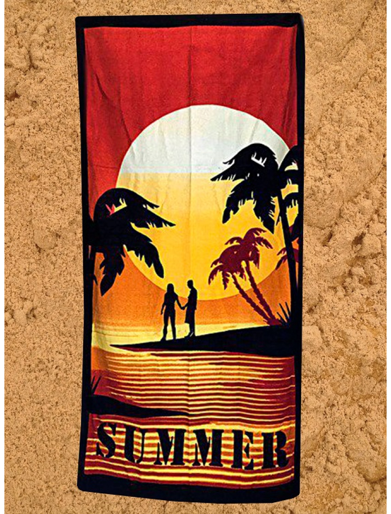 Пляжное полотенце Summer love 75х150см. Турция.