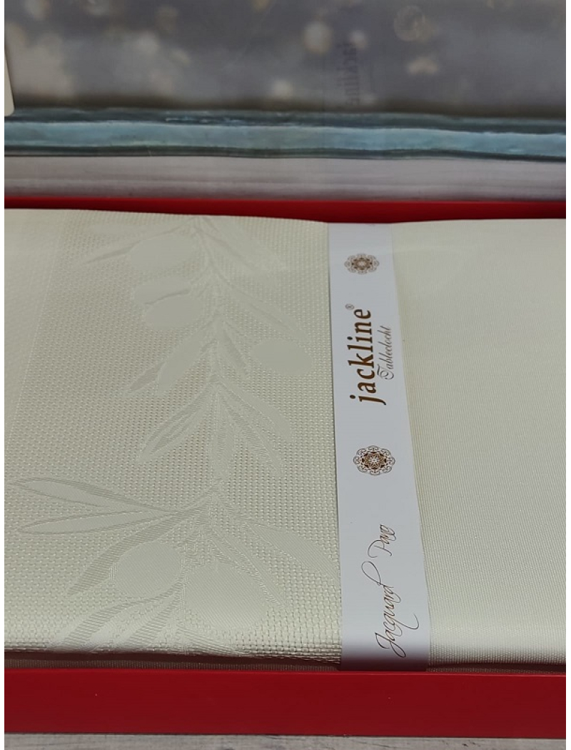 Jackline Туреччина.OLIVE.Жаккардова скатертина 160х220см.