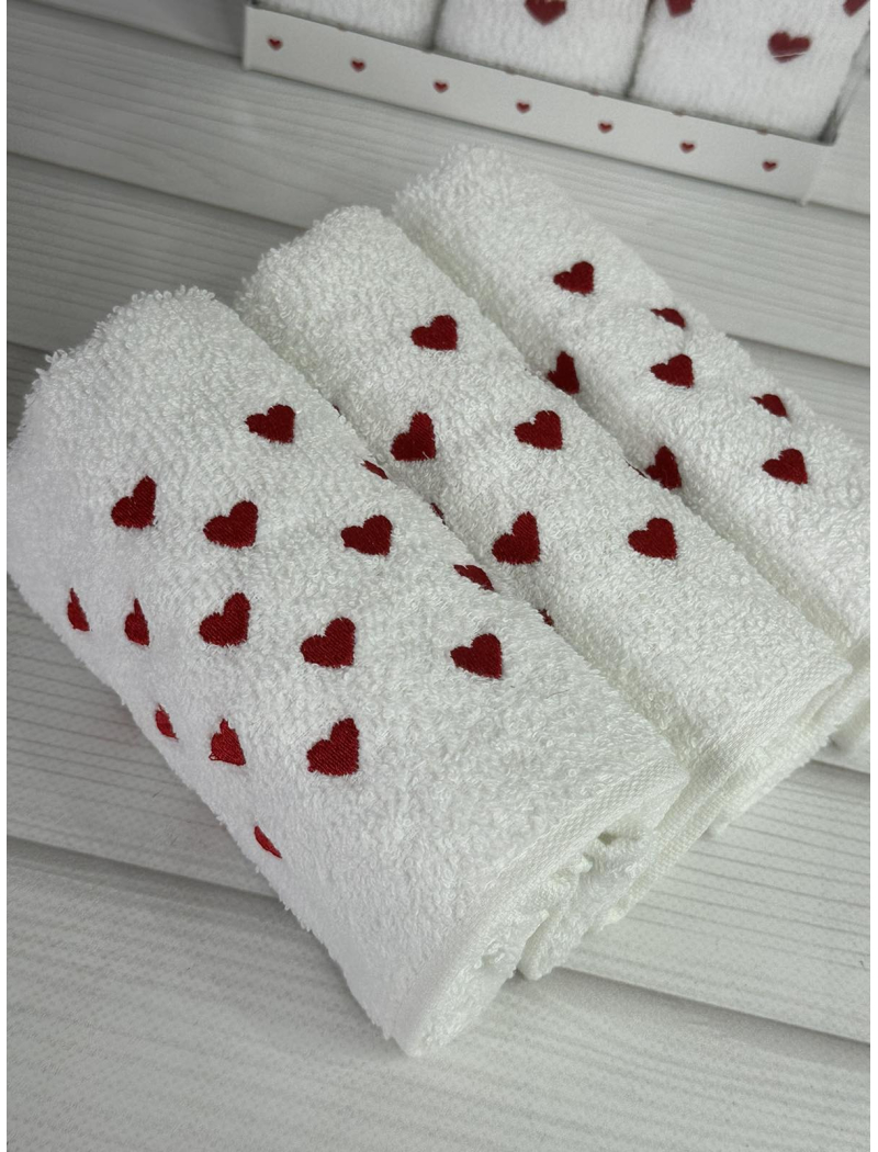 Mame Heart 3в1 кухонні рушники 30х50см.