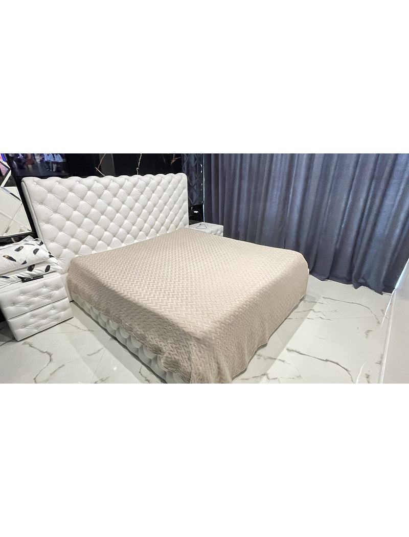 a. bej бамбукове пікє 220х260см. Mylinn Home Туреччина