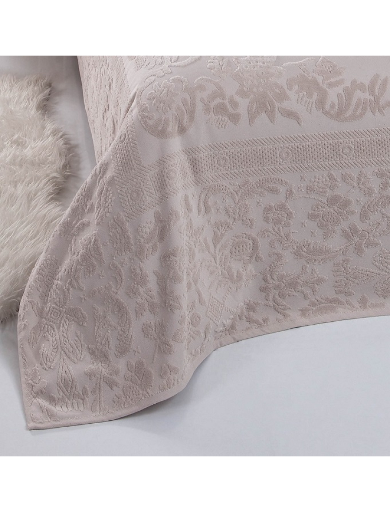 Odessa bej велюрове простирадло 200х220см. Brlizza Туреччина