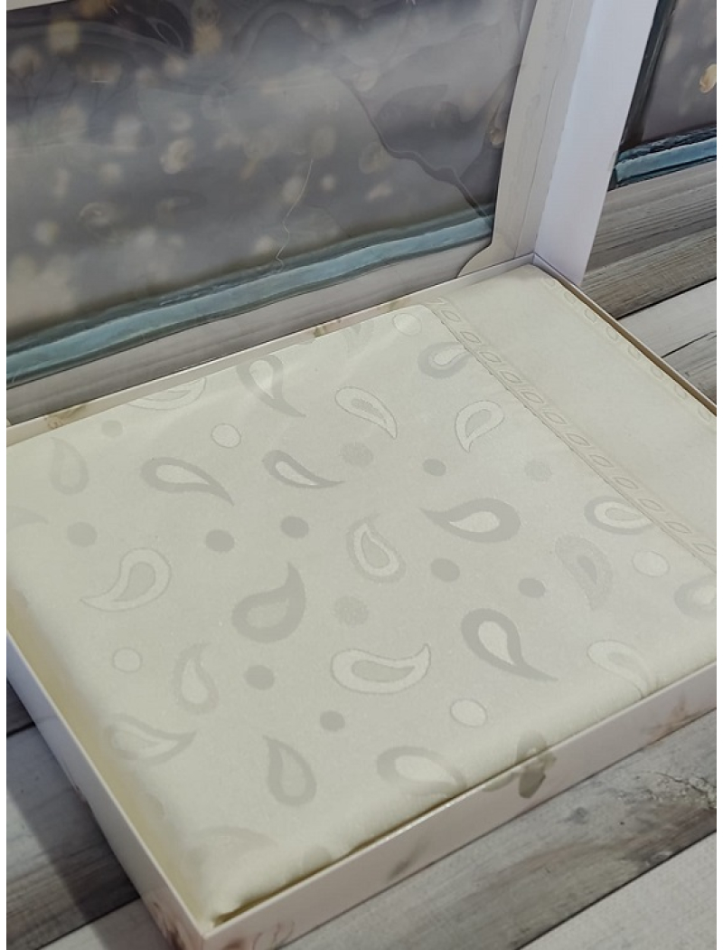 Jackline Туреччина.LUX BORDERED JTD 139 Водовідштовхуюча скатертина 160х220см.