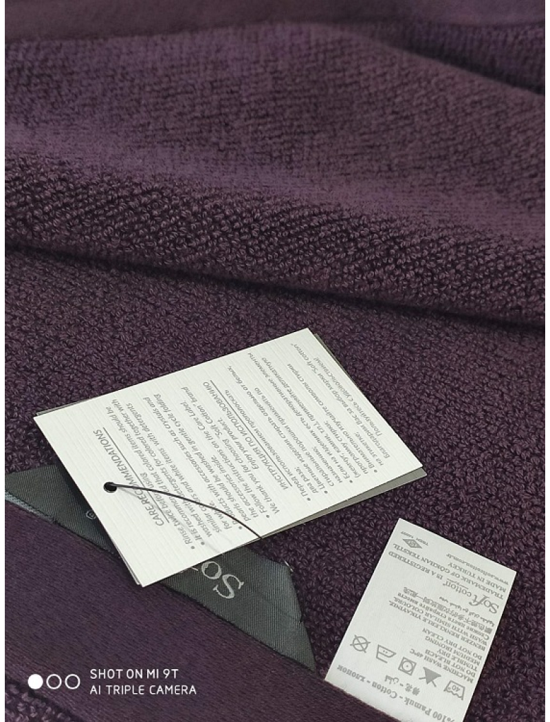 Lord bordo махровое полотенце 50х100см., 550 г/м2. Хлопок. Soft cotton Турция.