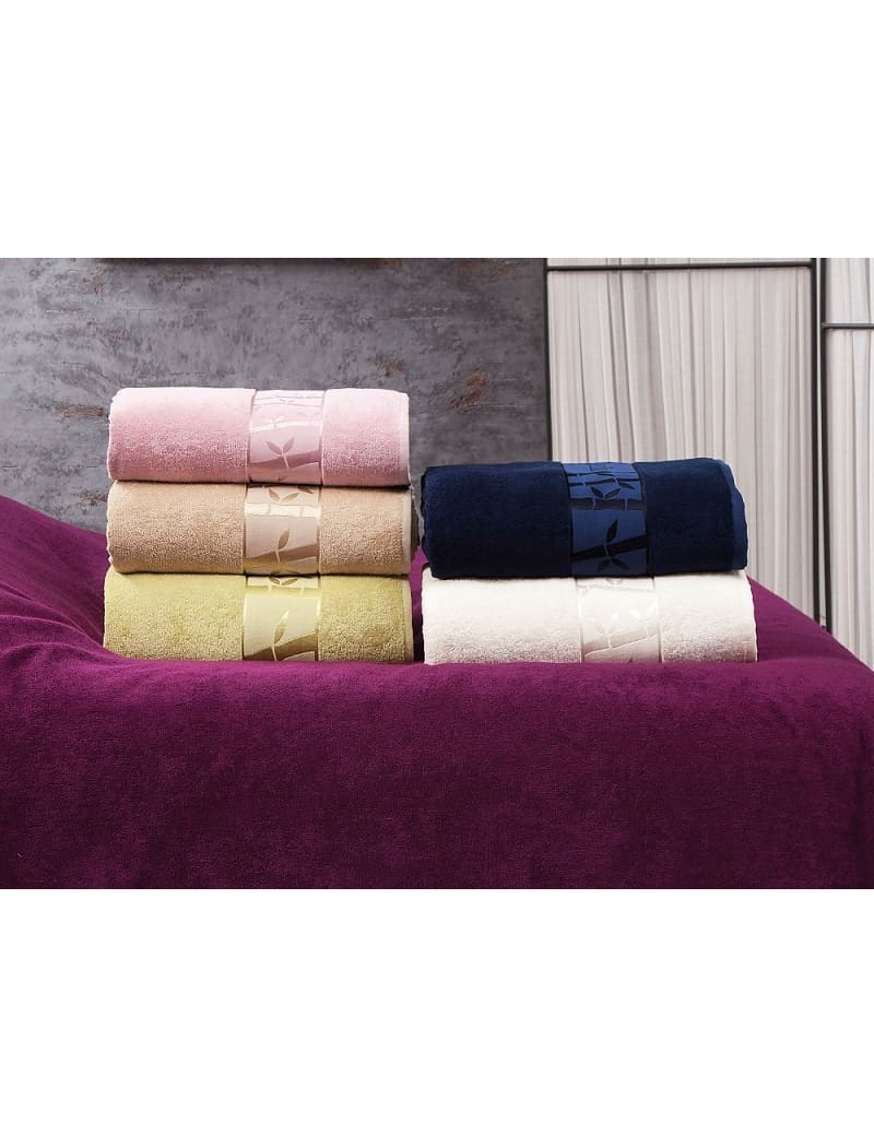 Gold bordo бамбукове простирадло 200х220см. Belizza Туреччина