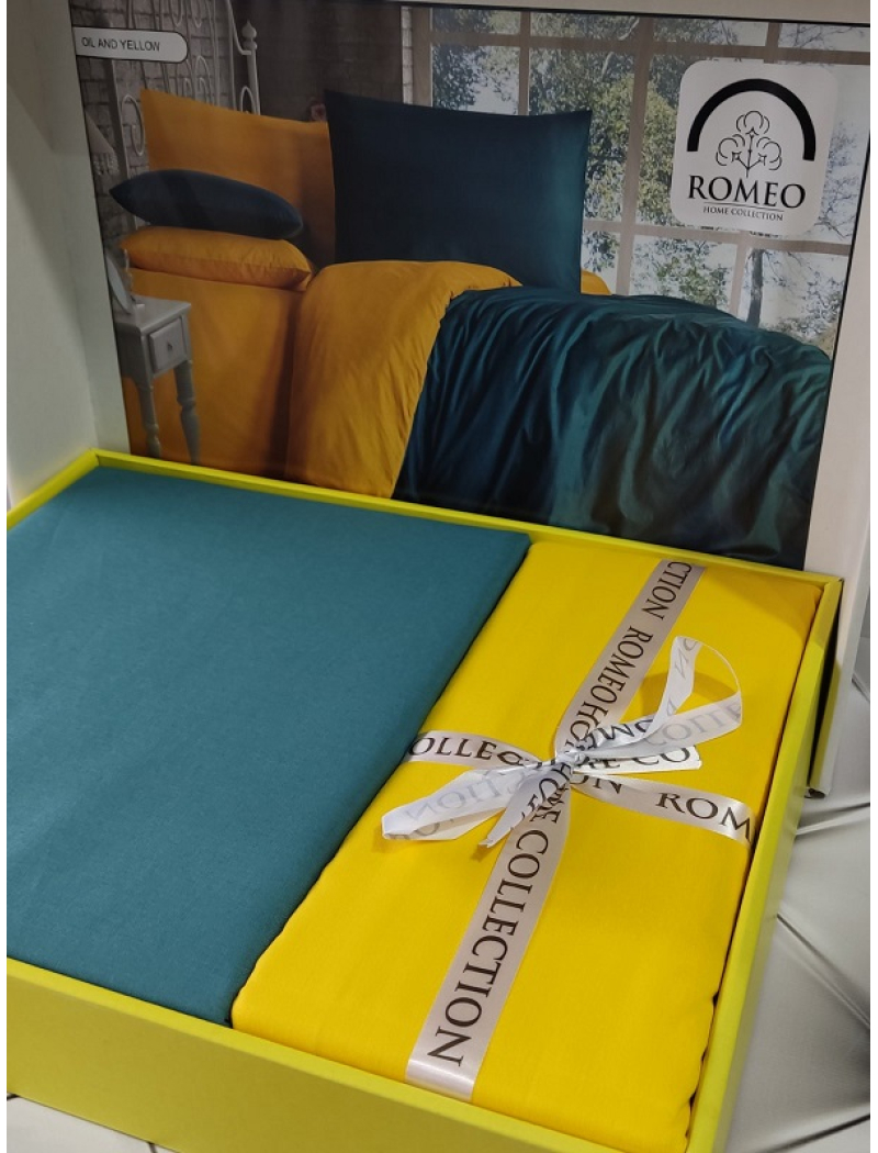 Ran.OIL AND YELLOW постель евро размера. Ронфорс. Romeo Турция