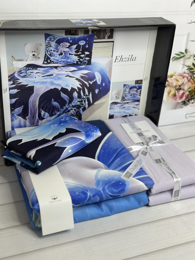 Ehzila дитяча полуторна постільна білизна. Ранфорс. Romeo home Туреччина.