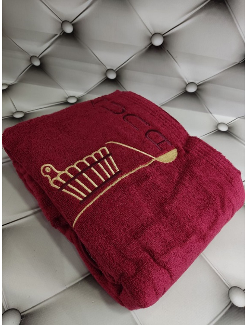 Bordo набір в сауну. Махра. Suvari Туреччина.