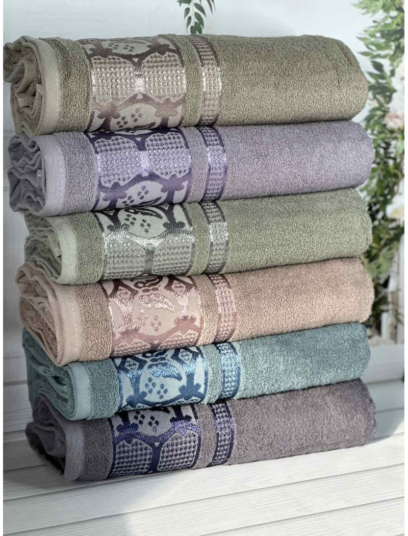 Koza Durul махрові рушники 50х90см., 6 шт/уп. Туреччина