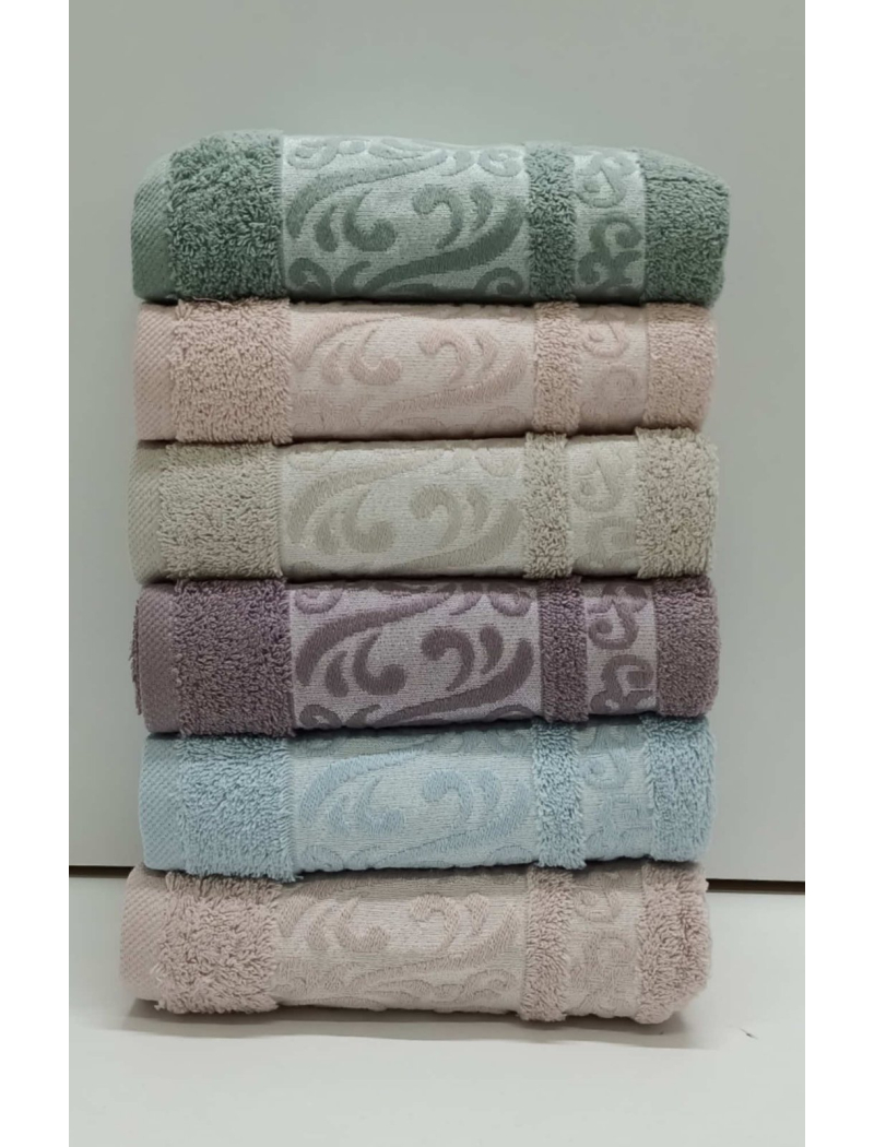 Valeri Durul махрові рушники 70х140см., 6 шт/уп. Туреччина