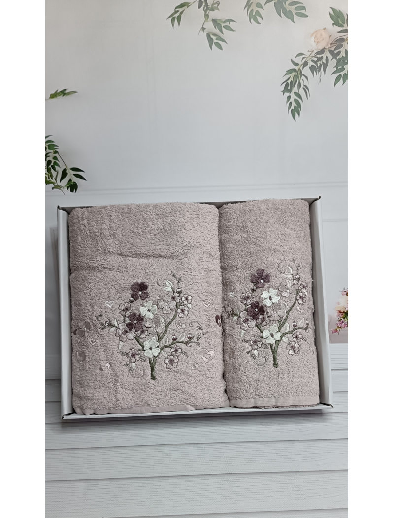 Piante sacura gul 3D 2в1 бавовняні рушники.Туреччина.