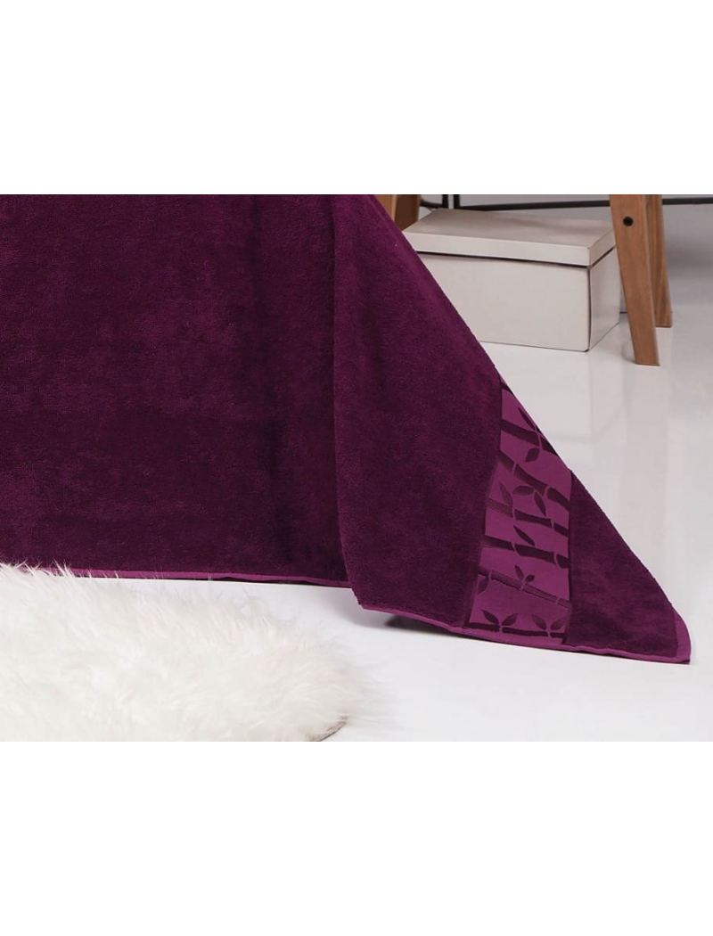 Gold bordo бамбукове простирадло 200х220см. Belizza Туреччина