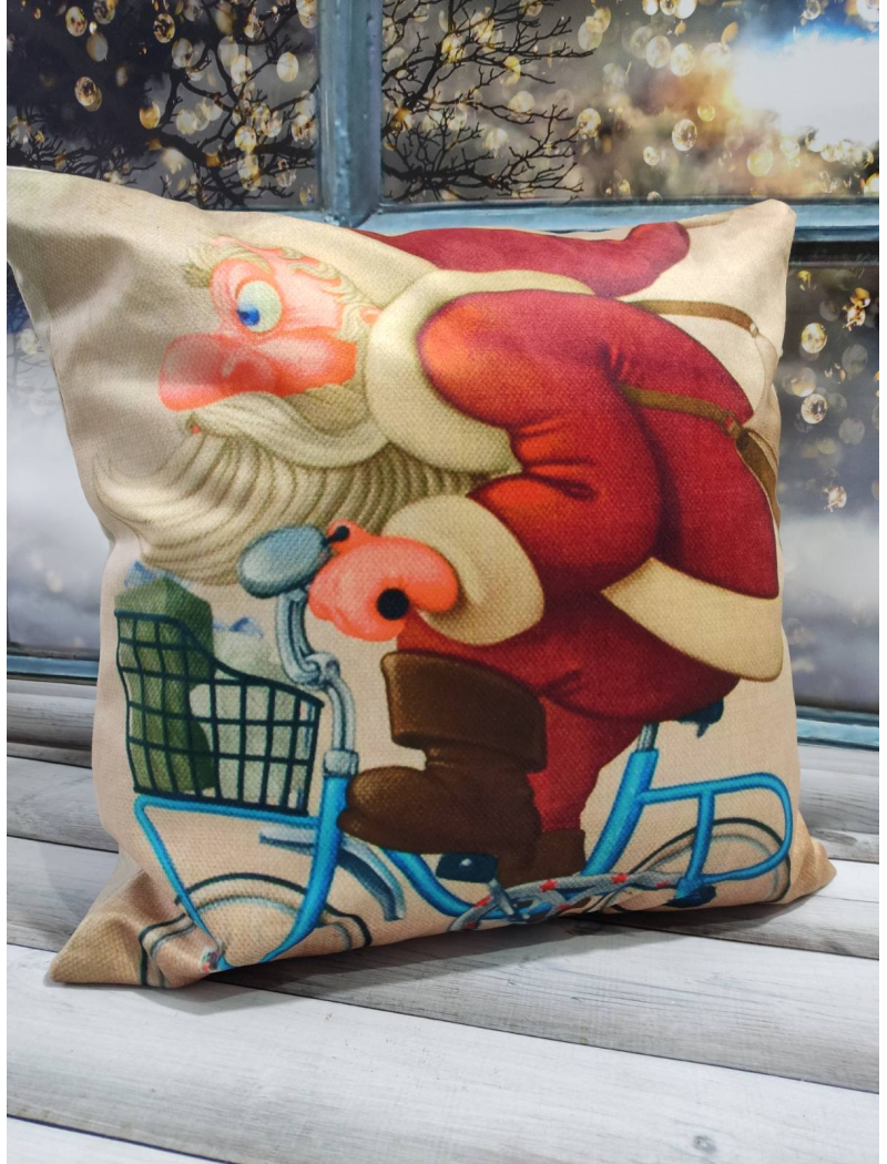 Новорічні наволочки 45х45см. Dijital принт. Туреччина.