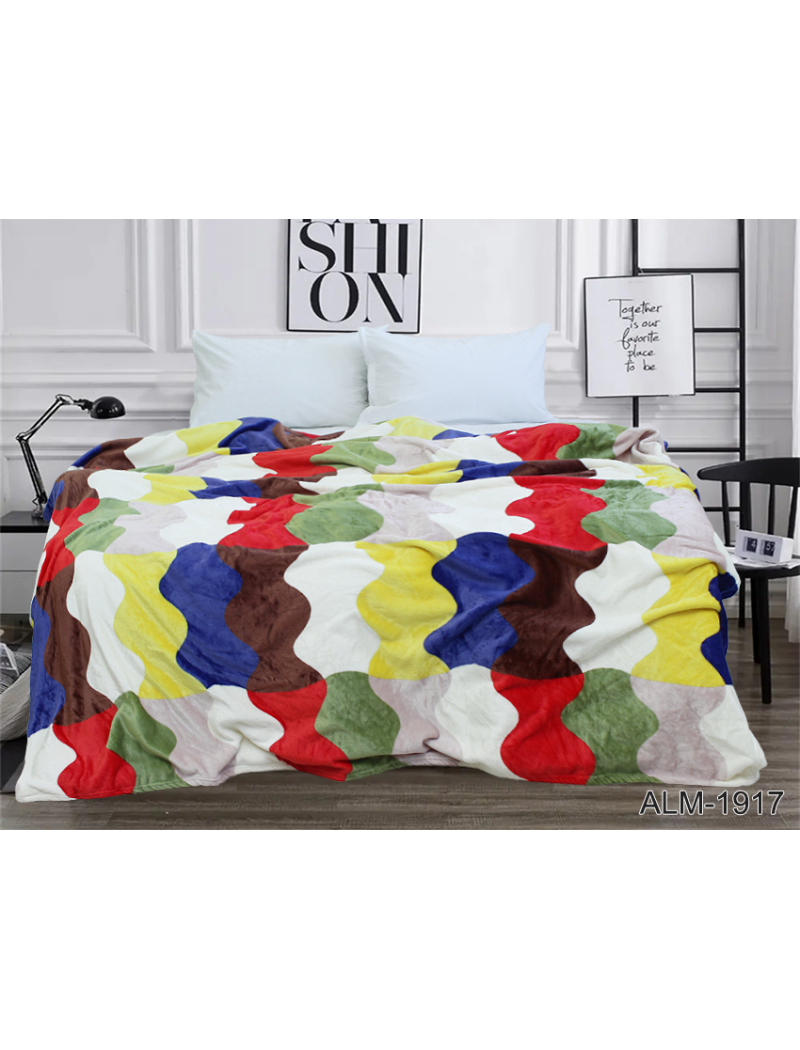 Плед велсофт (микрофибра) ALM1917