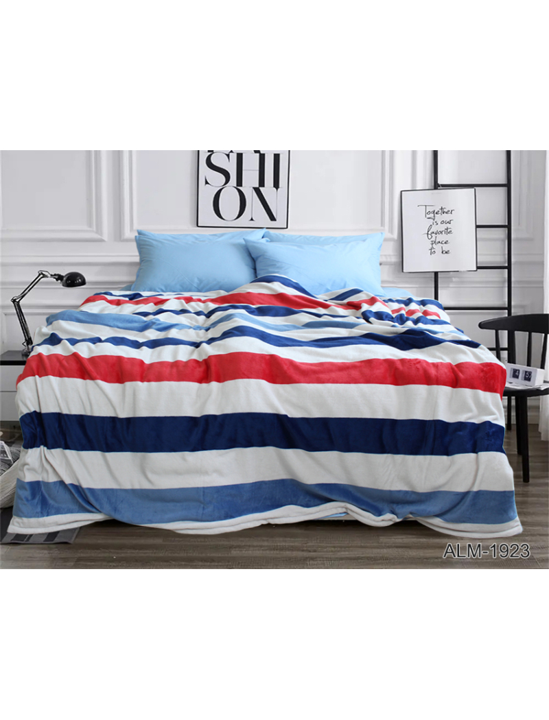 Плед велсофт (микрофибра) ALM1923