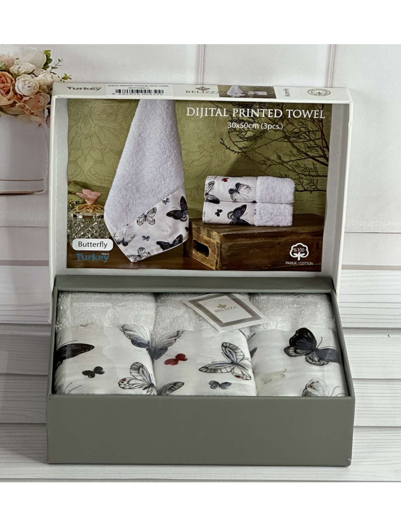 Belizza Butterfly 30х50см., махрові кухонні рушники.