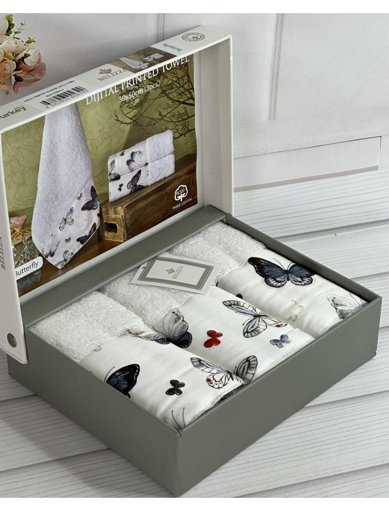 Belizza Butterfly 30х50см., махрові кухонні рушники.