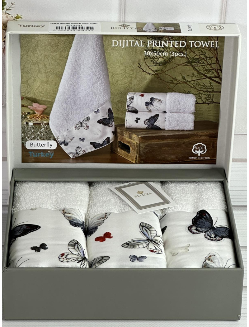 Belizza Butterfly 30х50см., махрові кухонні рушники.