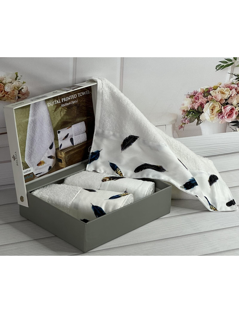 Belizza Feather 30х50см., махрові кухонні рушники.