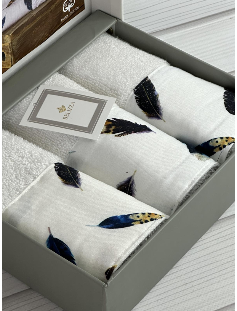 Belizza Feather 30х50см., махрові кухонні рушники.