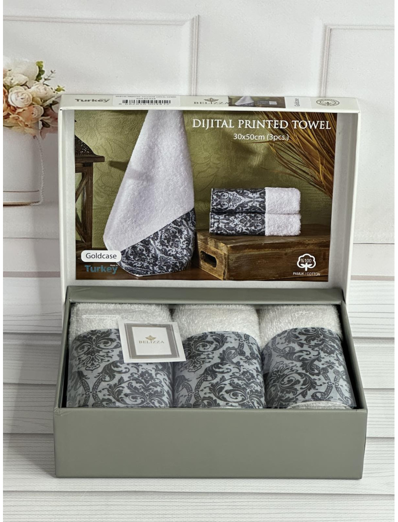 Belizza Goldcase 30х50см., махрові кухонні рушники.