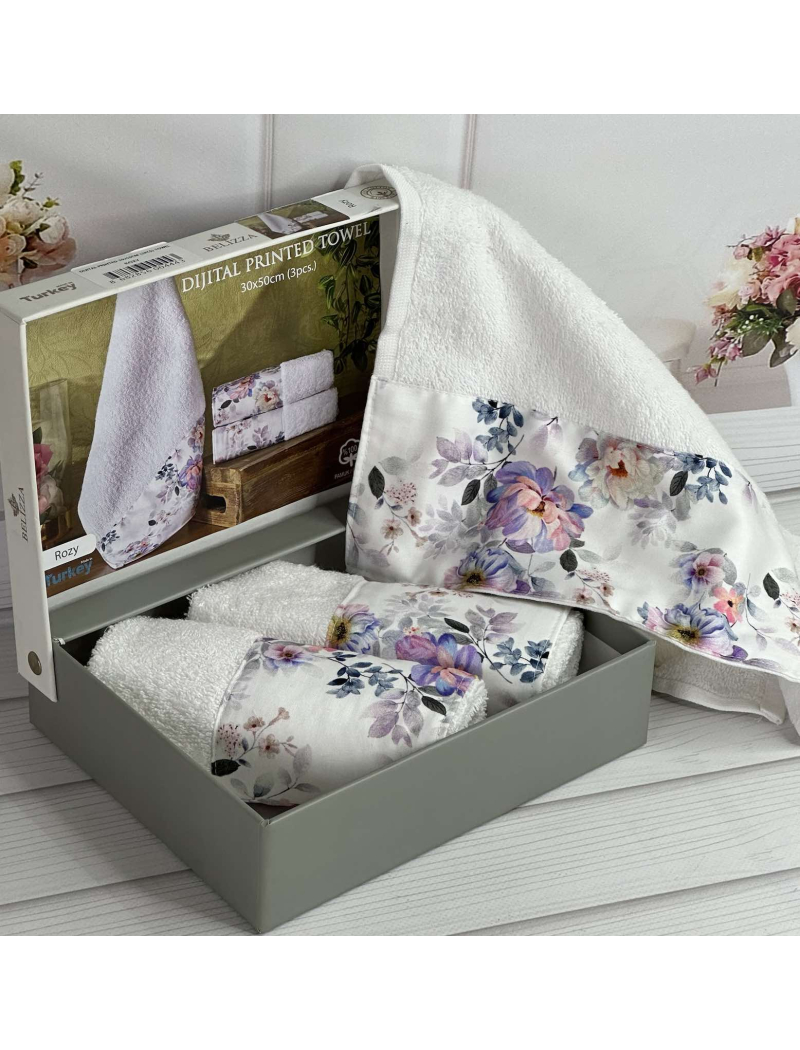 Belizza Rozy 30х50см., махрові кухонні рушники.