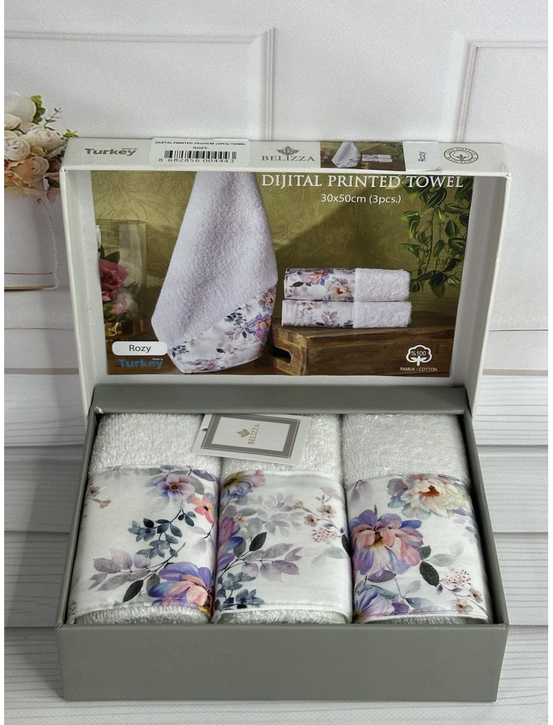 Belizza Rozy 30х50см., махрові кухонні рушники.