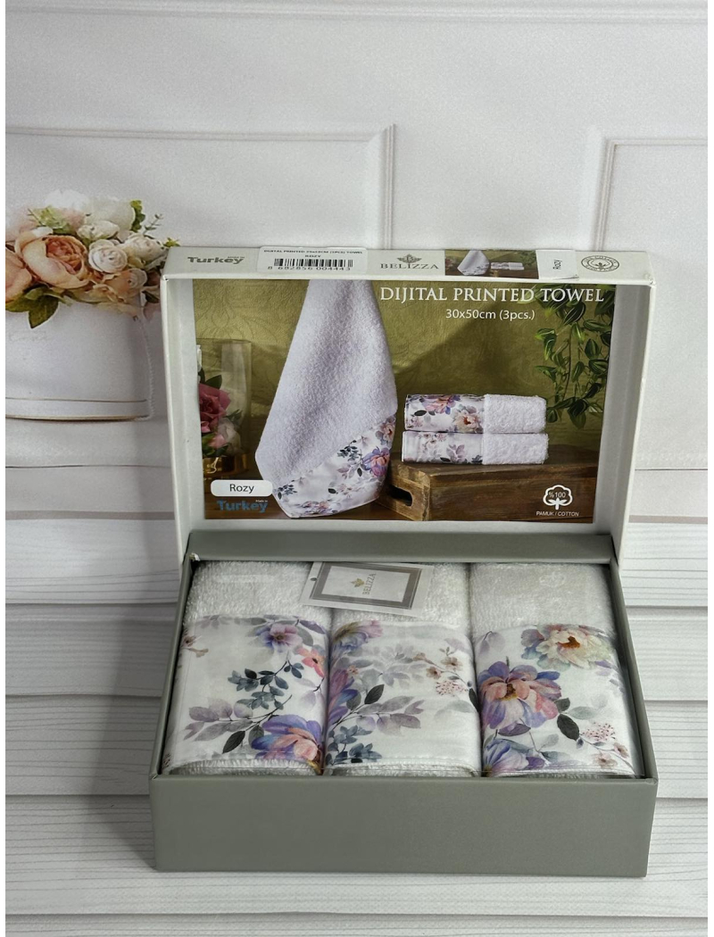 Belizza Rozy 30х50см., махрові кухонні рушники.