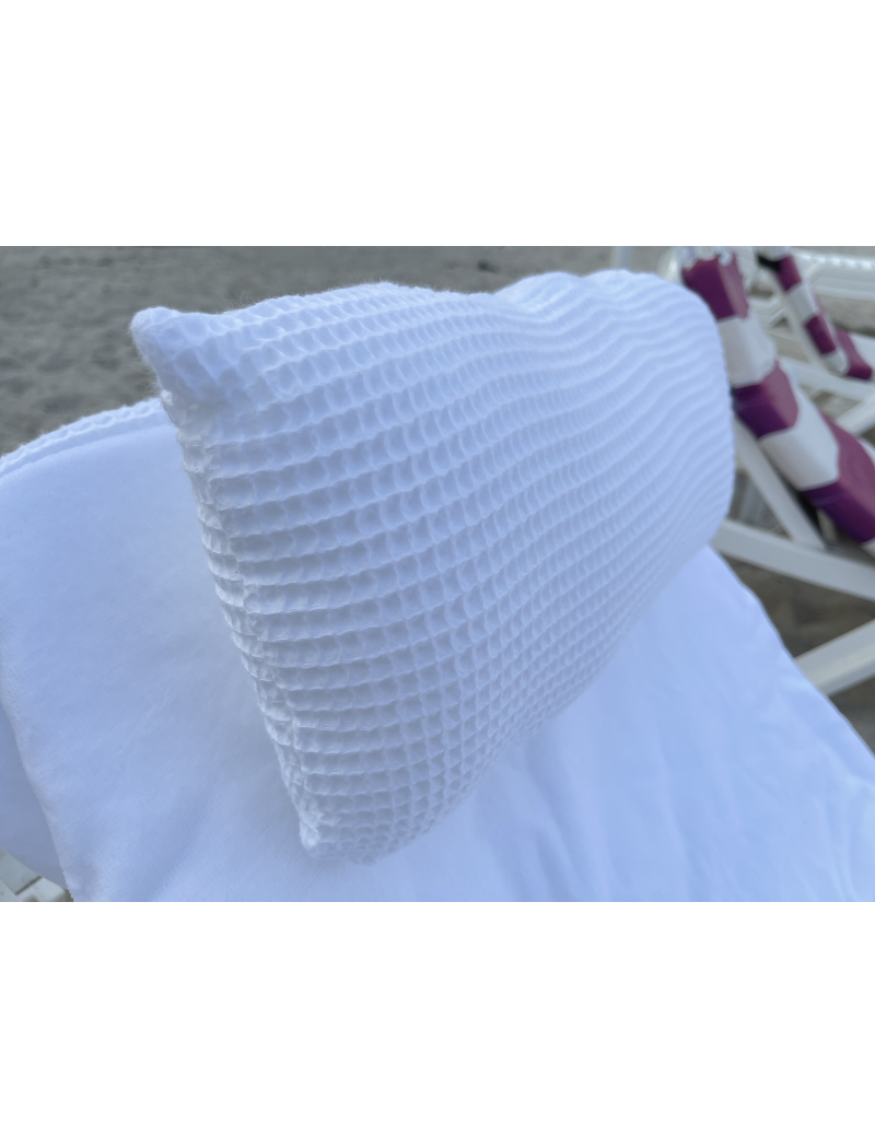 Белый чехол на шезлонг. С кормашками и подушками. Турция.