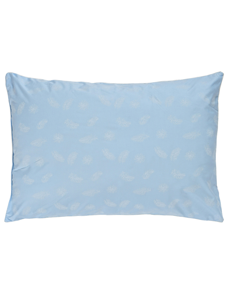 Подушка лебяжий пух Голубая 50х70