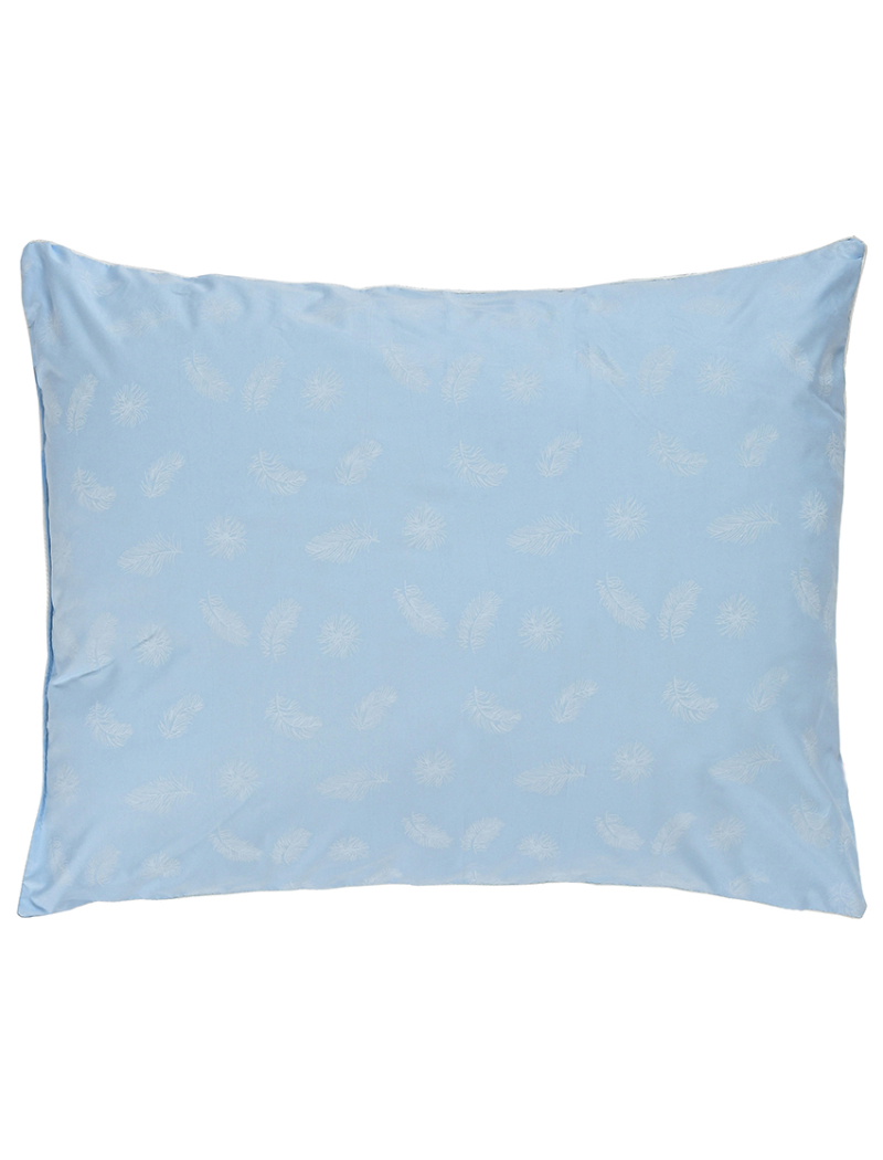 Подушка лебяжий пух Голубая 70х70