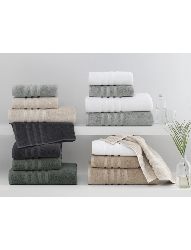 Boheme yesil махровые полотенца 2в1 Soft cotton Турция.